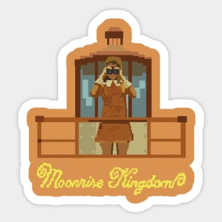 Moonrise Kingdom 8 Bits Sticker